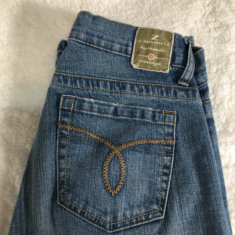 Z. Cavaricci Beaded Blue Jeans